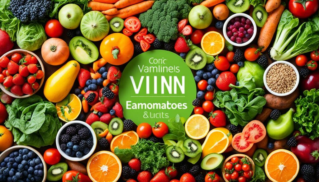 Alimentos ricos en vitaminas y minerales